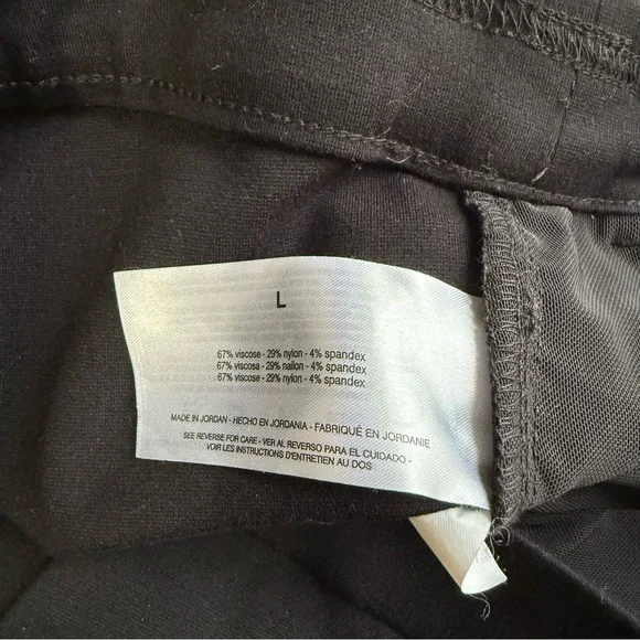 Gloria Vanderbilt Cropped Length Pull On Tummy Control Ponte Pants Women’s Large - Picture 8 of 11